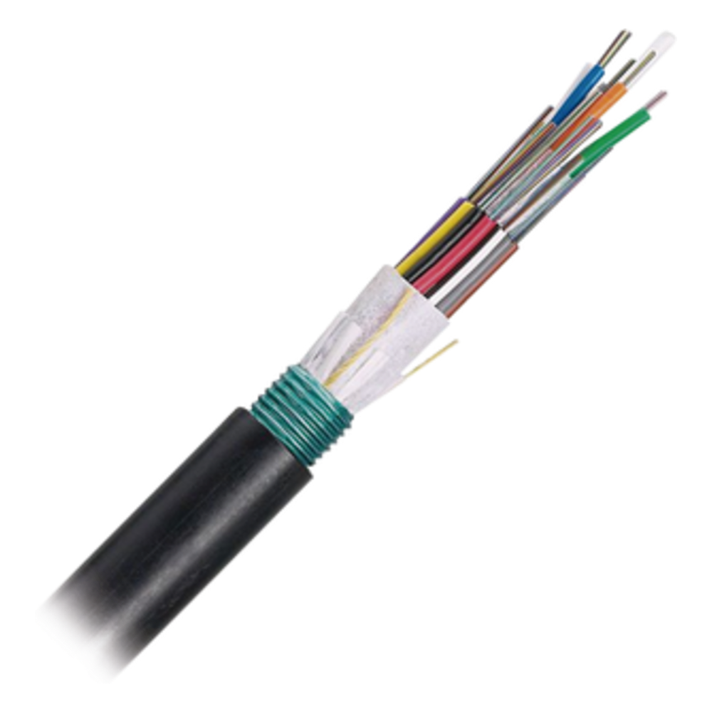 Cable de Fibra Óptica de 12 Hilos, OSP (Planta Externa), Armada, 250um, Monomodo OS2, Precio Por Metro