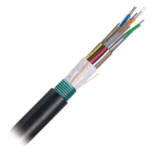 Cable de Fibra Óptica de 12 Hilos, OSP (Planta Externa), Armada, 250um, Monomodo OS2, Precio Por Metro