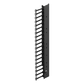 Organizador Vertical de Cables Rack 48 UR / Acero Negro / Sección 95x208 mm / Capacidad 726 Cables / Fijación Flecha 1.75 pulg