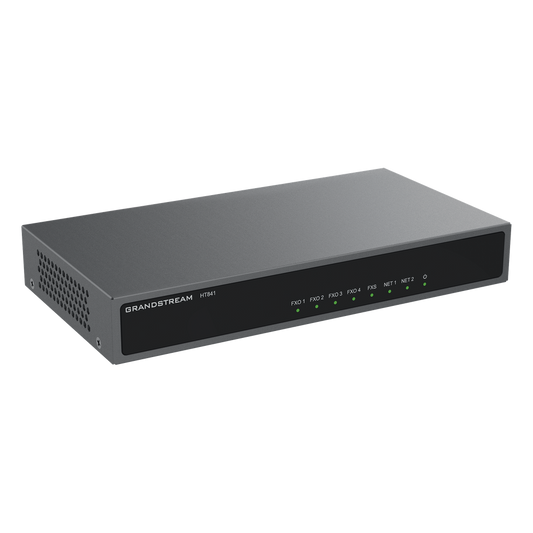 Gateway Analógico 4 FXO (Conectar Lineas Analógicas) / Puertos FXO y FXS / 3 Perfiles SIP / NAT / PoE / TR069 / Fax T.38 / 3 Vías Conferencia / AES / Failover SIP