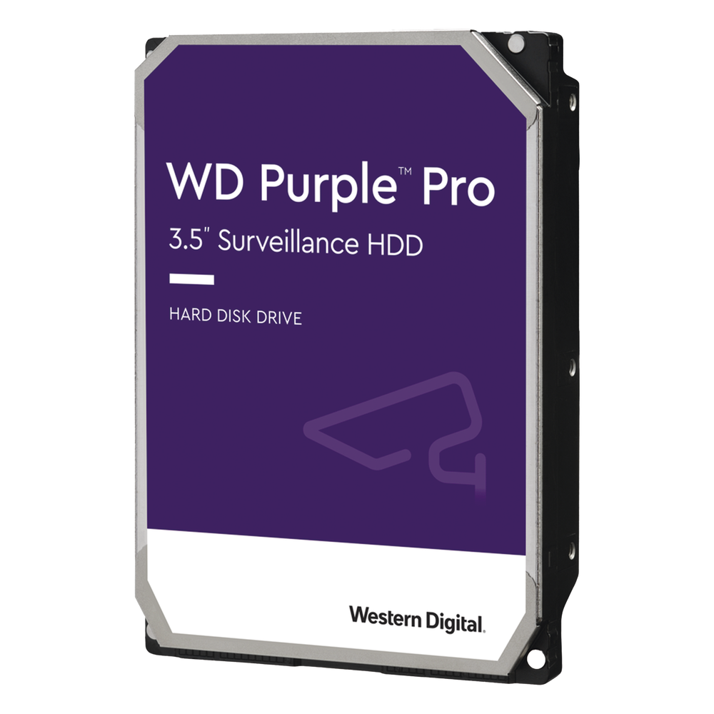 Disco Duro Purple Pro de 10 TB / 7200 RPM / Optimizado para Soluciones de Videovigilancia con Analiticos (Meta Data) / Uso 24-7 / 5 Años de Garantia