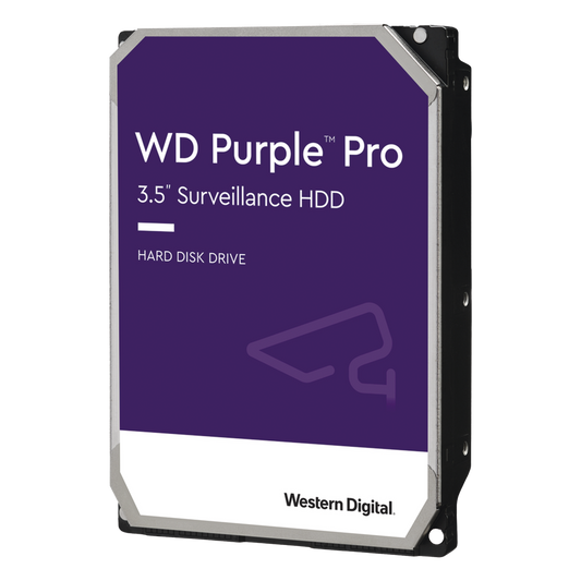 Disco Duro Purple Pro de 10 TB / 7200 RPM / Optimizado para Soluciones de Videovigilancia con Analiticos (Meta Data) / Uso 24-7 / 5 Años de Garantia