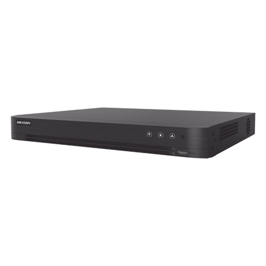 DVR 32 Canales TurboHD + 2 Canales IP / 2 Megapixel (1080p) Lite / Acusense (Evita Falsas Alarmas) / Audio por Coaxitron / H.265+ / Salida de Video en Full HD