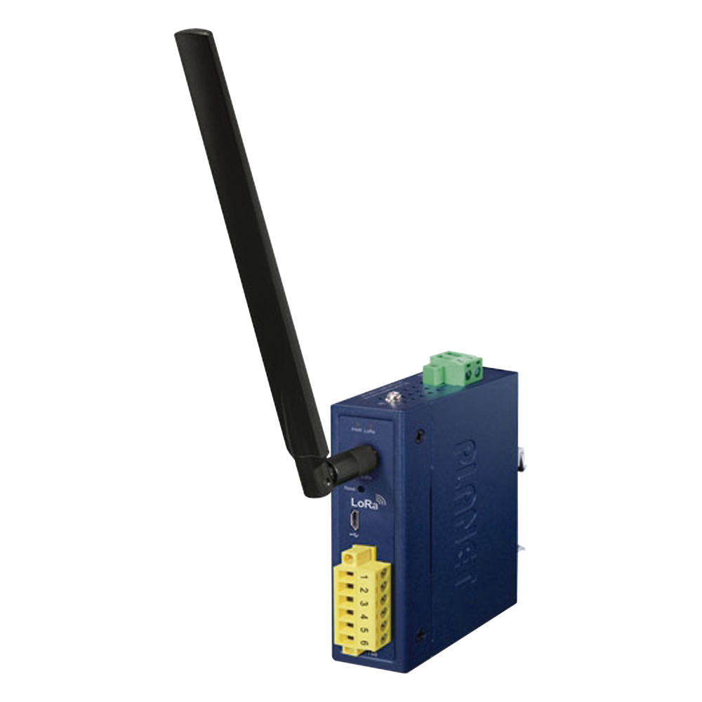 (LoRa) Controlador de nodo industrial IP30, Dos Interfaces de Entrada y Salida Digital,Soporta Protocolo LoRaWAN Clase C,
