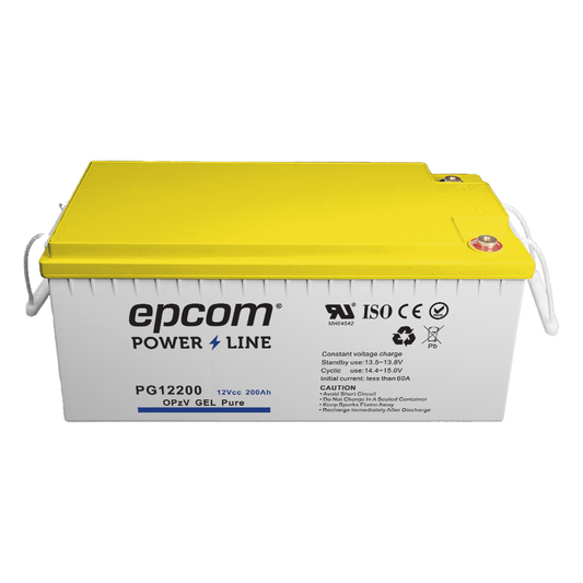 Batería de GEL PURO OPzV / 12 V @ 200 Ah / Ciclo profundo / Uso en Aplicaciones Fotovoltaicas y de Respald