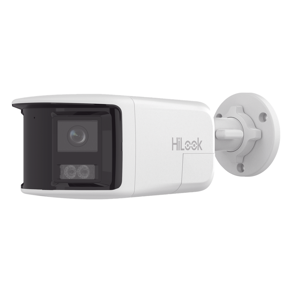 [Dual Light] Bala IP 6 Megapixel / Imagen Panorámica 180°/ PoE / Micrófono y Bocina Integrado / Exterior IP67 / Audio Bidireccional / Alarma Visual y Auditiva Integrada / Smart Supplement Light / Micro SD 512 GB