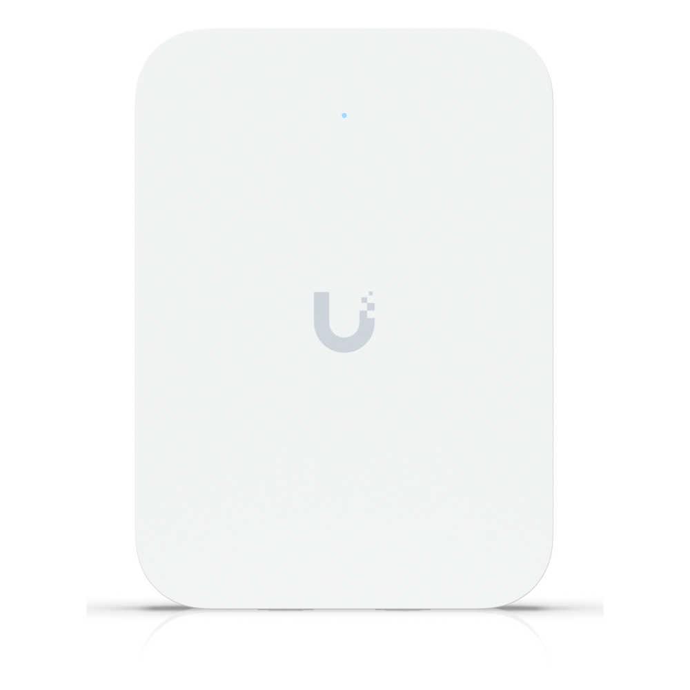 U7 In-Wall WiFi 7 Doble Banda para Interiores, con Cobertura de hasta 115 m², Capacidad para 200 Usuarios y Diseño Optimizado para Entornos de Hospitalidad