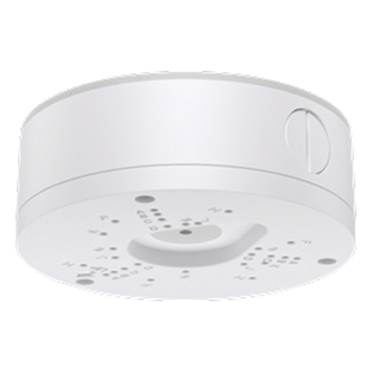 Caja de conexiones circular para cámaras domo IP, aluminio con acabado en polvo, para interior y exterior, compatible con Serie 35 y Serie 60 Honeywell