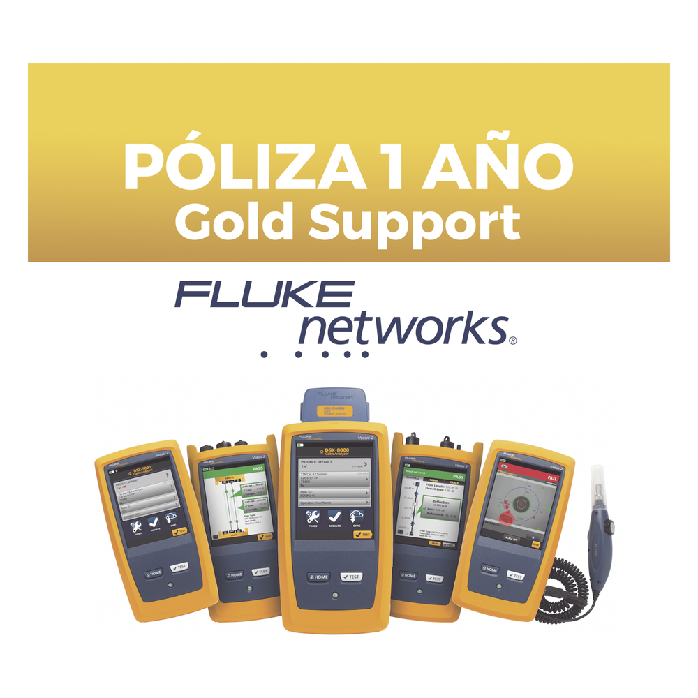 Poliza de 1 Año de Soporte Gold Para Calificador de Red LinkIQ