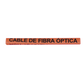 Marcador de Fibra Óptica Color Naranja, Diámetro de Aplicación: 6.4 a 12.5 mm (0.25 a 0.49 Pulgadas)