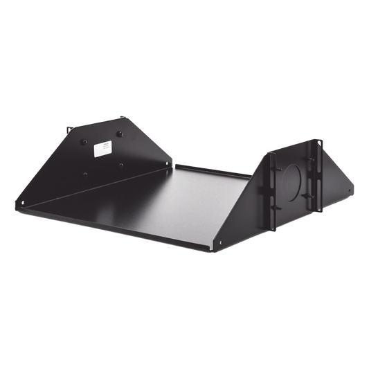 Charola Doble Para Soportar Equipo en Racks de 432 mm de Profundidad, de 19in, 3UR, Color Negro