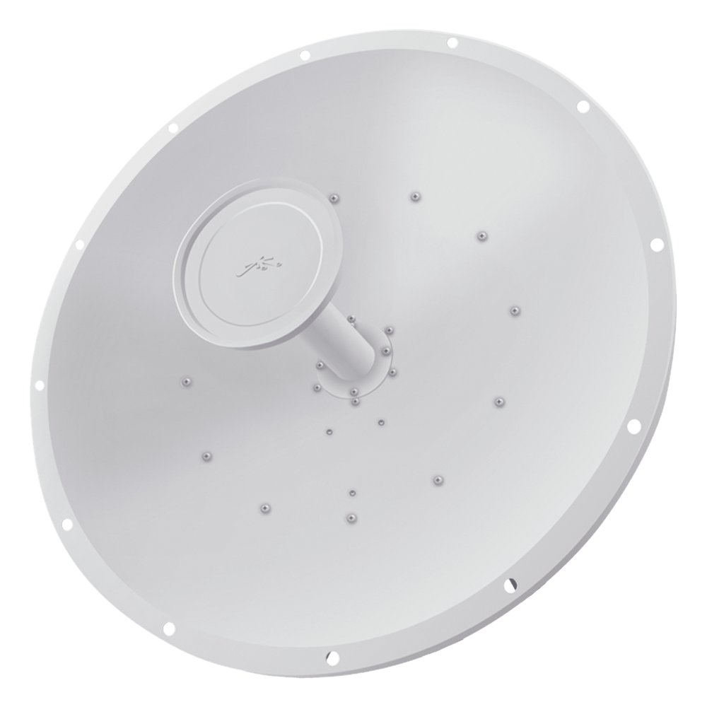 Antena Direccional RocketDish airMAX, ideal para enlaces Punto a Punto (PtP), frecuencia 5 GHz (4.9 - 5.8 GHz) de 30 dBi