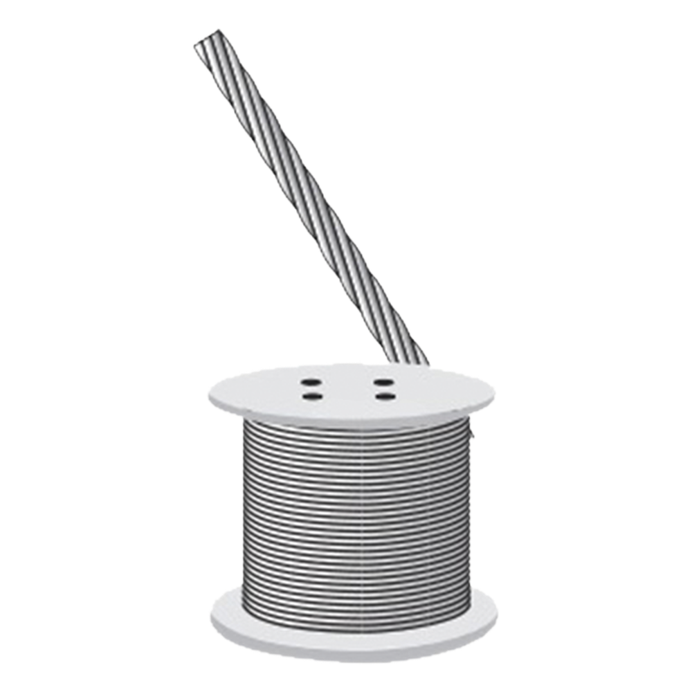 Cable Retenida 7 Hilos, Resistencia 1293 Kg. Diámetro 3/16" (Venta x metro).