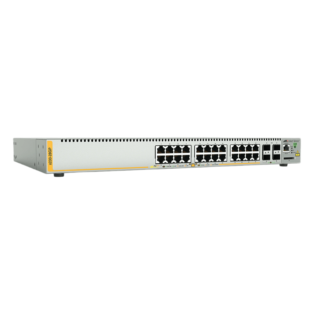 Switch PoE+ Administrable Capa 3, 24 Puertos 10/100/1000 Mbps + 4 SFP Gigabit, 370 W