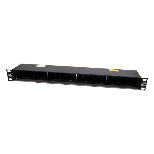 Gabinete de 24 Canales para Montaje en Rack, Compatible con el Módulo de protección DTK-NETMS