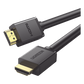 Cable HDMI 2.0 4K@60Hz | 15 Metros (49.21 Pies) | HDR | 3D | HEC (Canal Ethernet HDMI) | ARC (Canal de Retorno de Audio | Color Profundo de 48 Bits | Audio de 32 Canales | HDCP | Dolby True HD 7.1 | 18 Gbps | Múltiple Blindaje | Calidad Premium