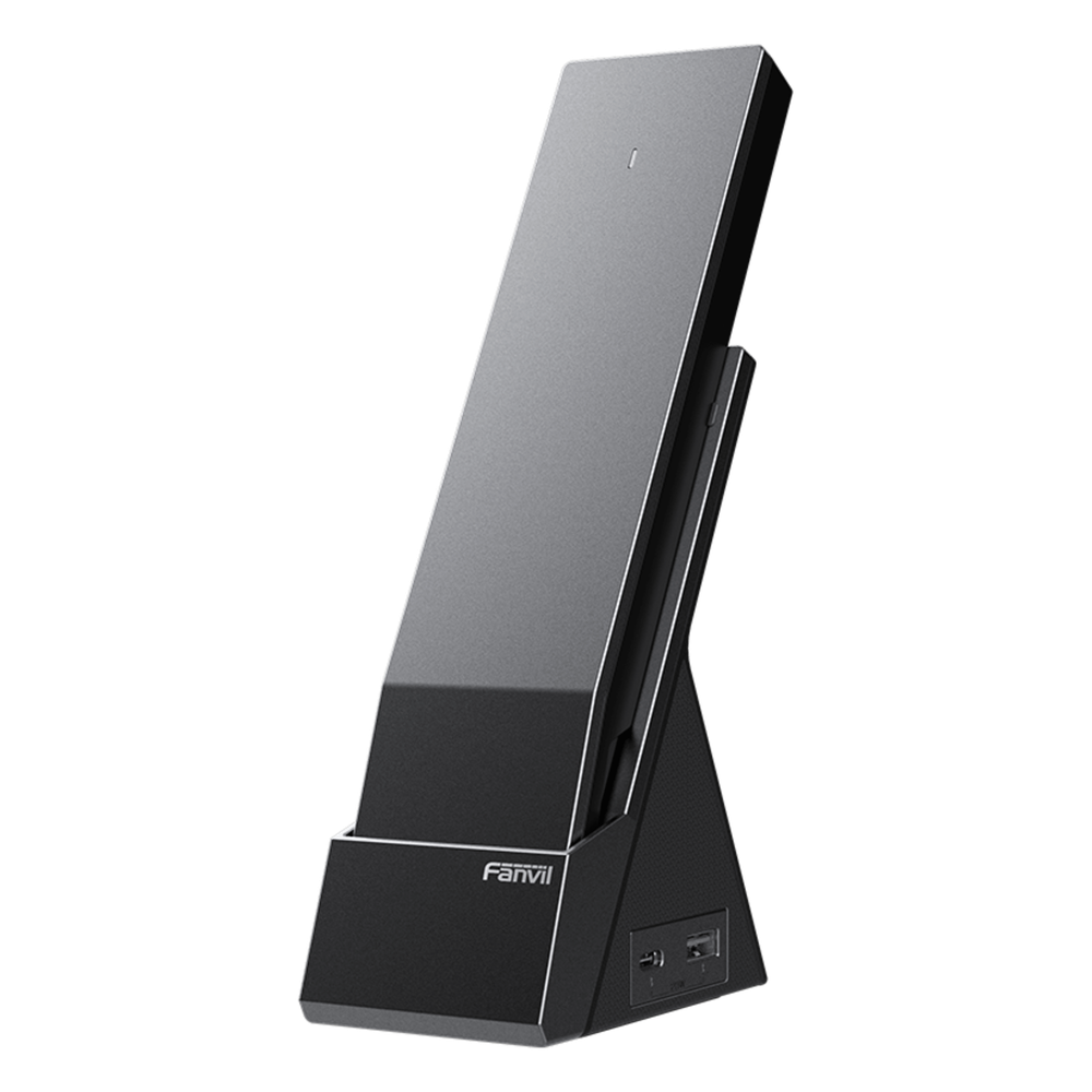 Teléfono IP Inalámbrico para Hotelería con Wi-Fi 6 Doble Banda, 6 Teclas DSS,Material Antibacterial