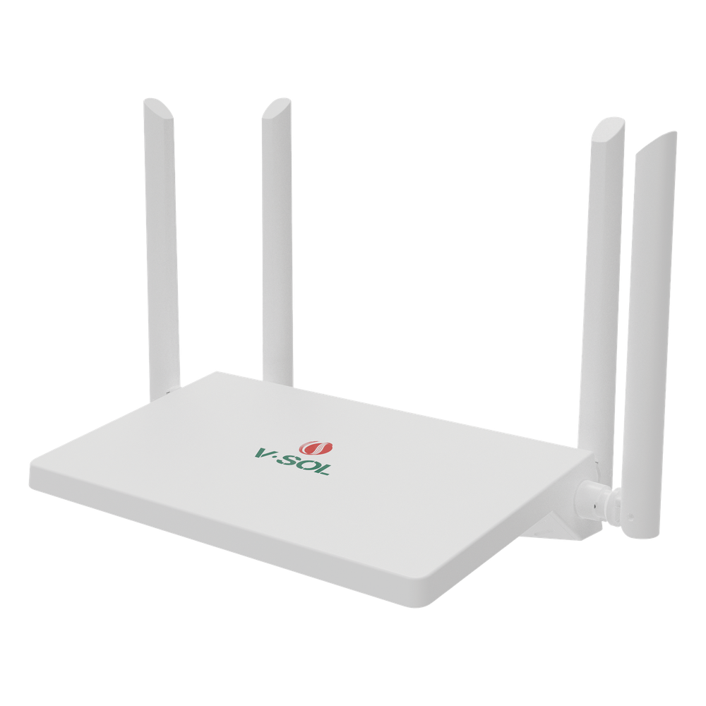 Router Inalámbrico WiFi 6 / 4 puertos LAN Gigabit/ Soporta MESH con las ONUs WiFi 6 de V-SOL / Diseño Compacto