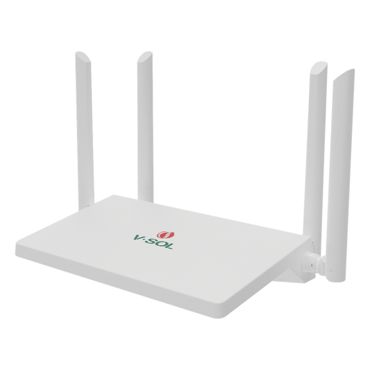 Router Inalámbrico WiFi 6 / 4 puertos LAN Gigabit/ Soporta MESH con las ONUs WiFi 6 de V-SOL / Diseño Compacto