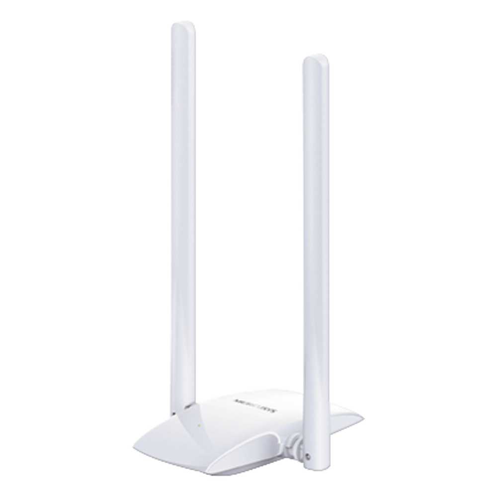 Adaptador Inalámbrico N / Alta Ganancia de 300 Mbps 2.4 GHz / 2 antenas externas de 5 dBi