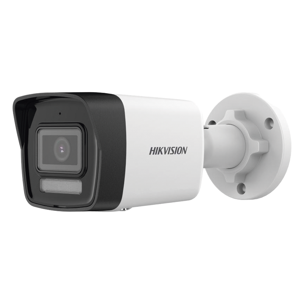 Bala IP 6 Megapixel / Lente 2.8 mm / Dual Light (30 mts IR + 30 mts Luz Blanca) / Micrófono Integrado / ACUSENSE Lite / Exterior IP67 / H.265 / PoE