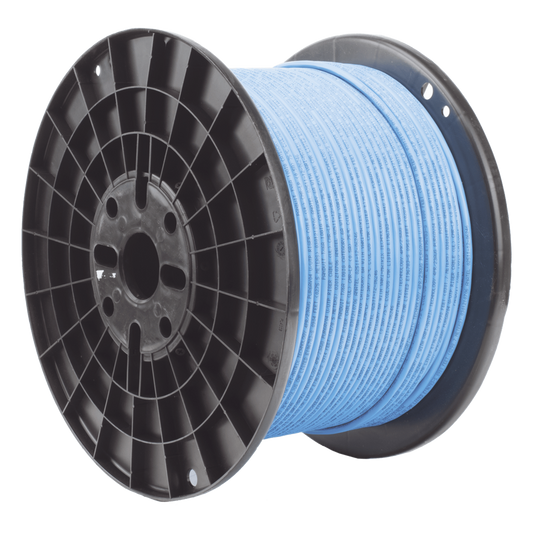 Bobina de Cable UTP de 4 Pares, TX6A™, Cat6A, 23 AWG, CMR (Riser), Color Azul, 305 Metros (1000 Pies)