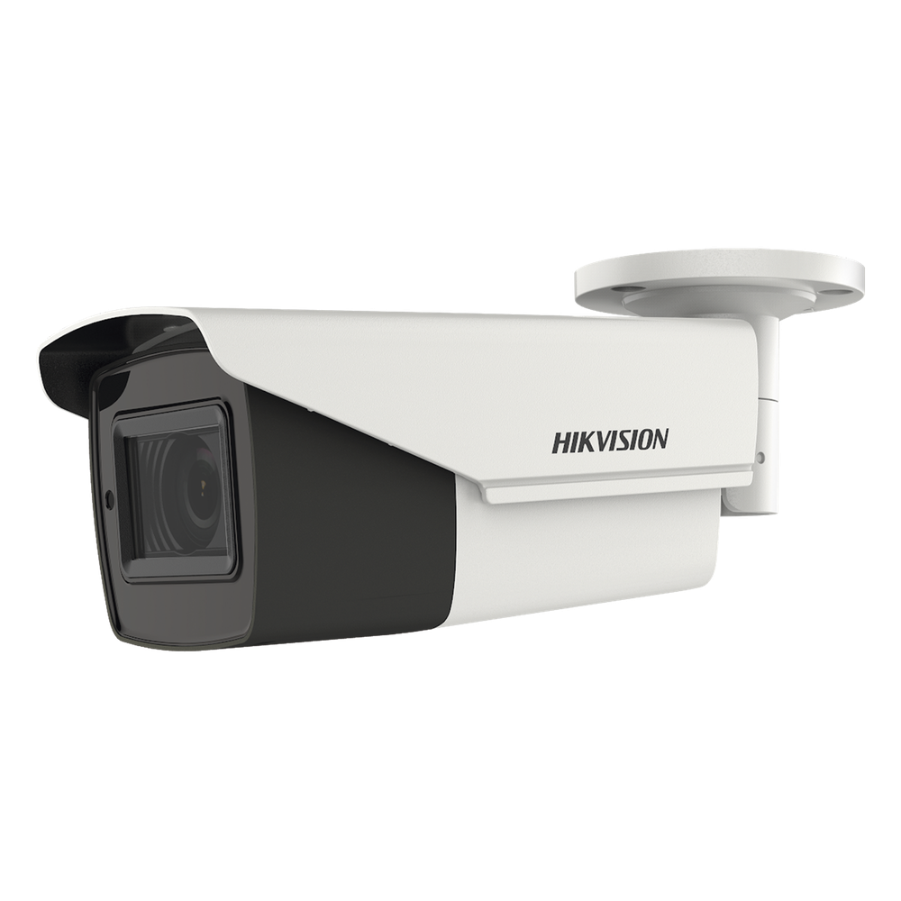 Bala TURBOHD 4K (8 Megapixeles) / Lente Mot. 2.7 a 13.5 mm / IR EXIR Inteligente 80 mts / Exterior IP67 / Soporta 12 Vcc & 24 VCA / dWDR
