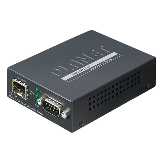 Convertidor de Medios RS-232/422/485 a SFP 100 Base-FX