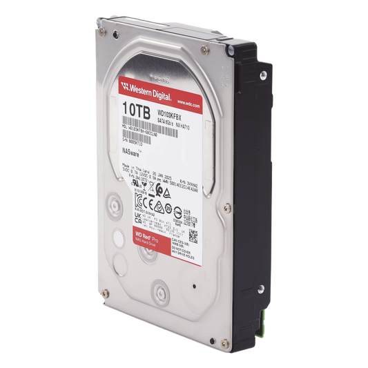 Disco Duro Red Pro de 10TB / 7200 RPM / Optimizado para NAS / Uso 24-7 / 5 Años de Garantia