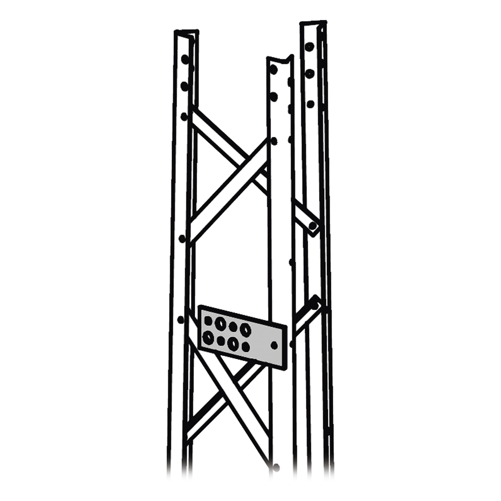 Guía Simple para Guiado de Cableado de Comunicación. Compatible con línea TITAN. Incluye Tornillo, Tuerca y Arandela.
