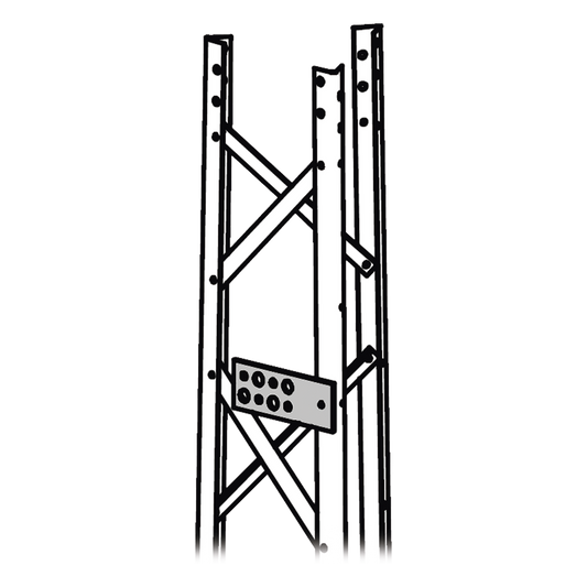 Guía Simple para Guiado de Cableado de Comunicación. Compatible con línea TITAN. Incluye Tornillo, Tuerca y Arandela.
