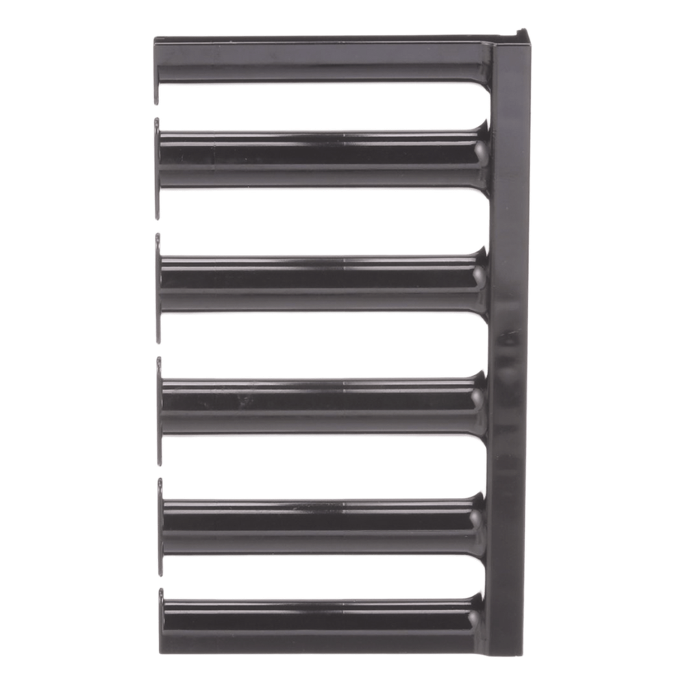 Dedos Administradores con Control de Radio de Curvatura, 5 in de Profundidad, 5 UR, Color Negro