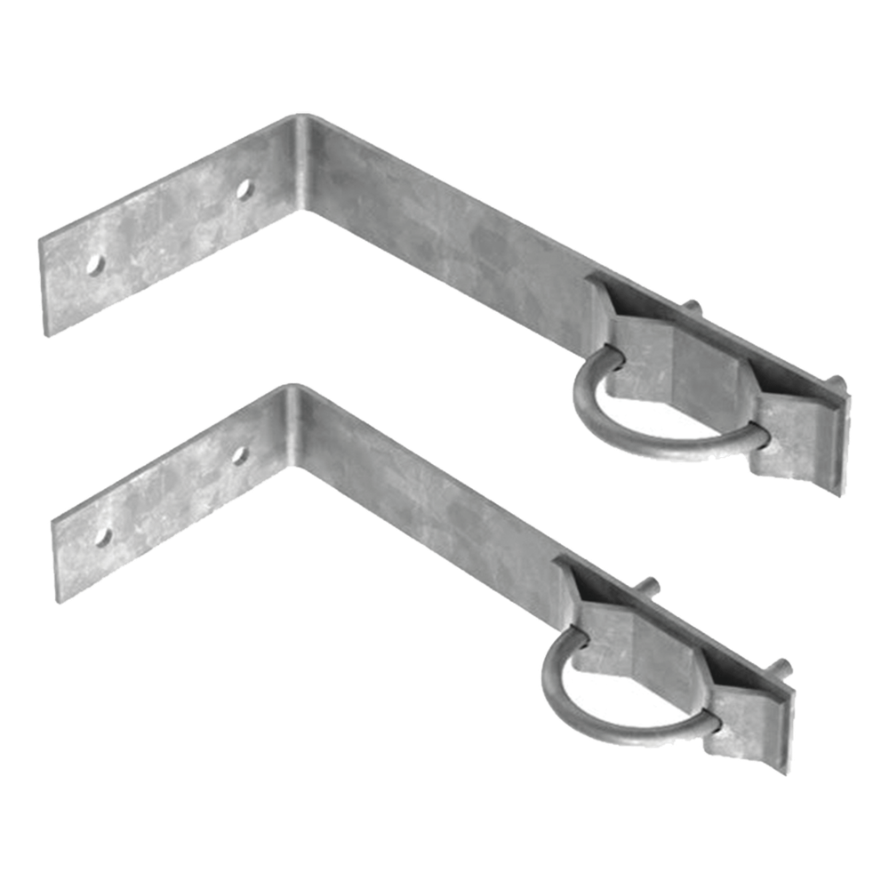 Juego de 2 Herrajes de Pared para Sujeción de Mástil (1-1/4" a 2")