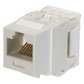 Conector Jack Estilo 110 (de Impacto), Tipo Keystone, Categoría 6, de 8 Posiciones y 8 Cables, Color Blanco