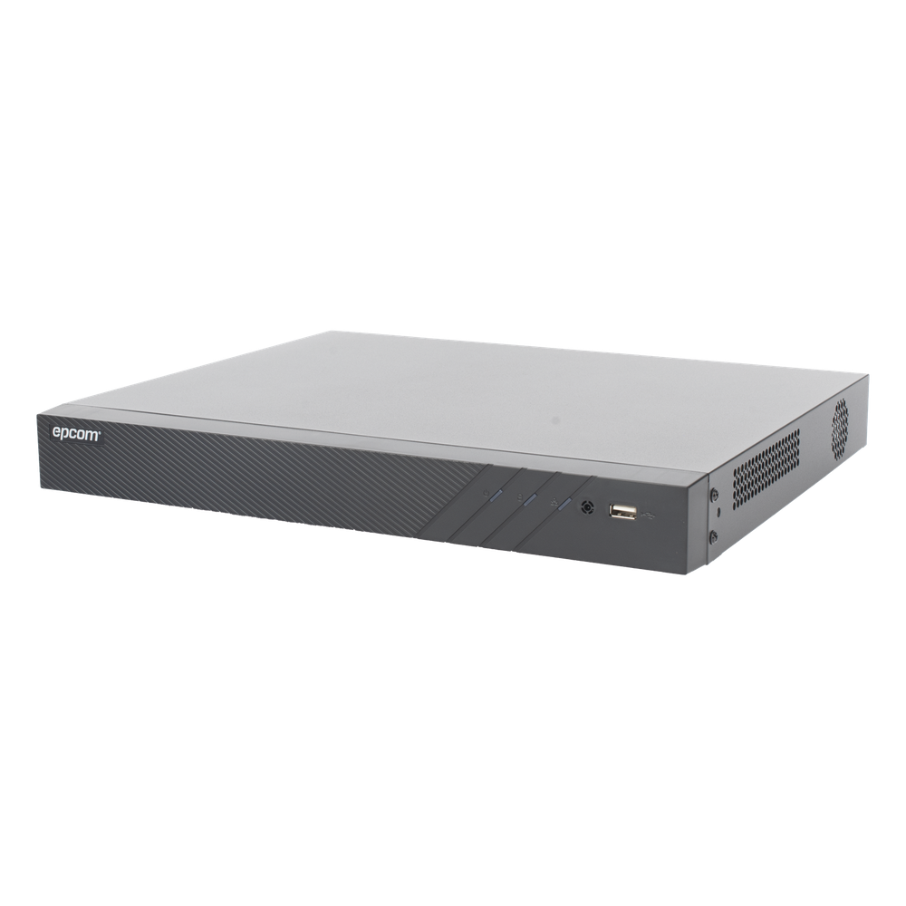 DVR 32 Canales TurboHD + 8 Canales IP / 5 Megapixel Lite - 3K Lite / Acusense (Evita Falsas Alarmas) / Audio Bidireccional / 2 Bahías de Disco Duro / H.265+ / Salida de Video en Full HD