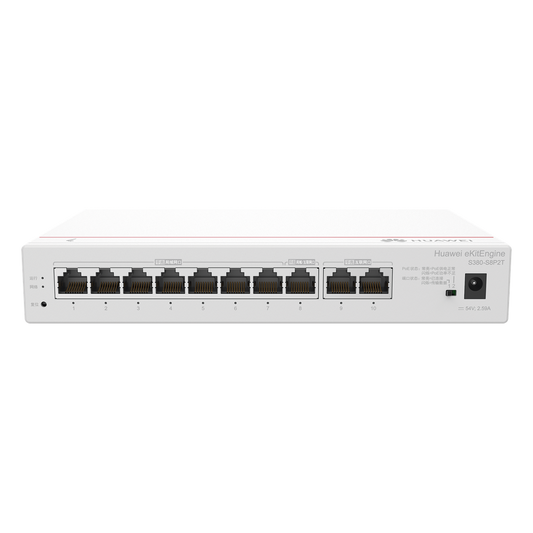 Router eKit / 2 Puertos WAN Gigabit / 1 Puerto LAN/WAN Gigabit  / 7 Puertos PoE LAN Gigabit / Presupuesto PoE 124 W / Rendimiento de 2 Gbps / Controlador (64 APs) / Hasta 250 clientes / Libre de licenciamiento