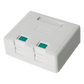 Caja de Pared con 2 Puertos Keystone, No Incluye Jacks
