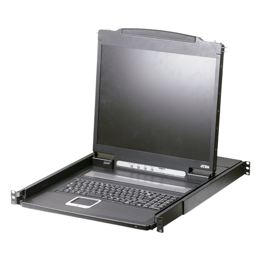 Consola LCD VGA PS/2 de 19 pulgadas con cable (US99KB/USKB/SPKB)/con (EE. UU./UE) ATEN.