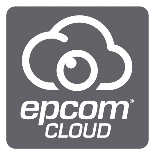 Suscripción Anual Epcom Cloud / Grabación en la nube para 1 canal de video a 2MP con 30 días de retención / Grabación continua