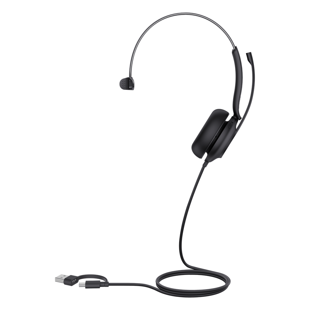 Diadema Profesional UH35 Mono de Yealink con USB-C/A y Audio HD