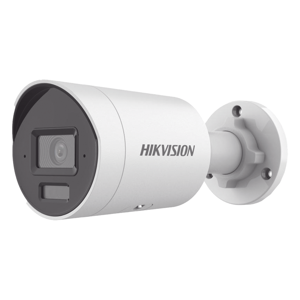 [Dual Light + 2 Micrófonos Integrados] Bala IP 2 Megapixel / Lente 2.8 mm / 40 mts Luz Blanca + 40 mts IR / ACUSENSE / Exterior IP67 / WDR 120 dB / PoE  / Micro SD / Metal / ACUSEEK