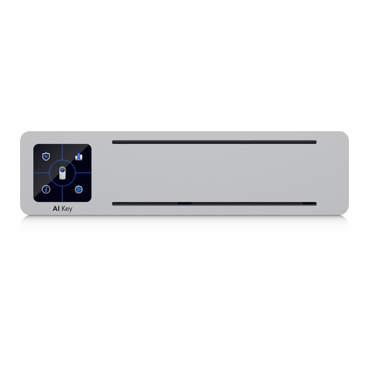 UniFi Protect AI Key / Analizador con inteligencia artificial para identificar eventos en grabaciones de cámaras UniFi / Búsqueda con lenguaje natural / hasta 1800 detecciones inteligentes por hora / 1 puerto GbE PoE++