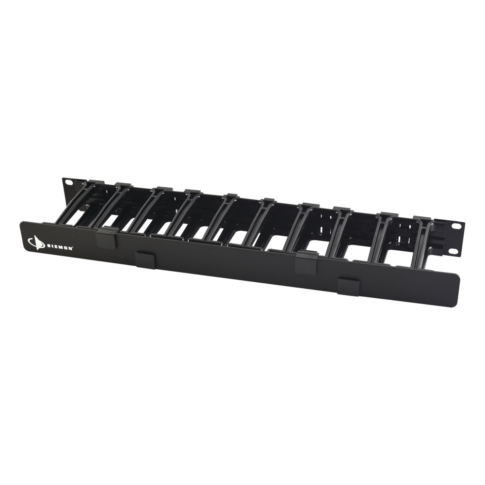 Organizador de Cable Horizontal RouteIT, Sencillo, Para Rack de 19in, 4in de profundidad, 1UR