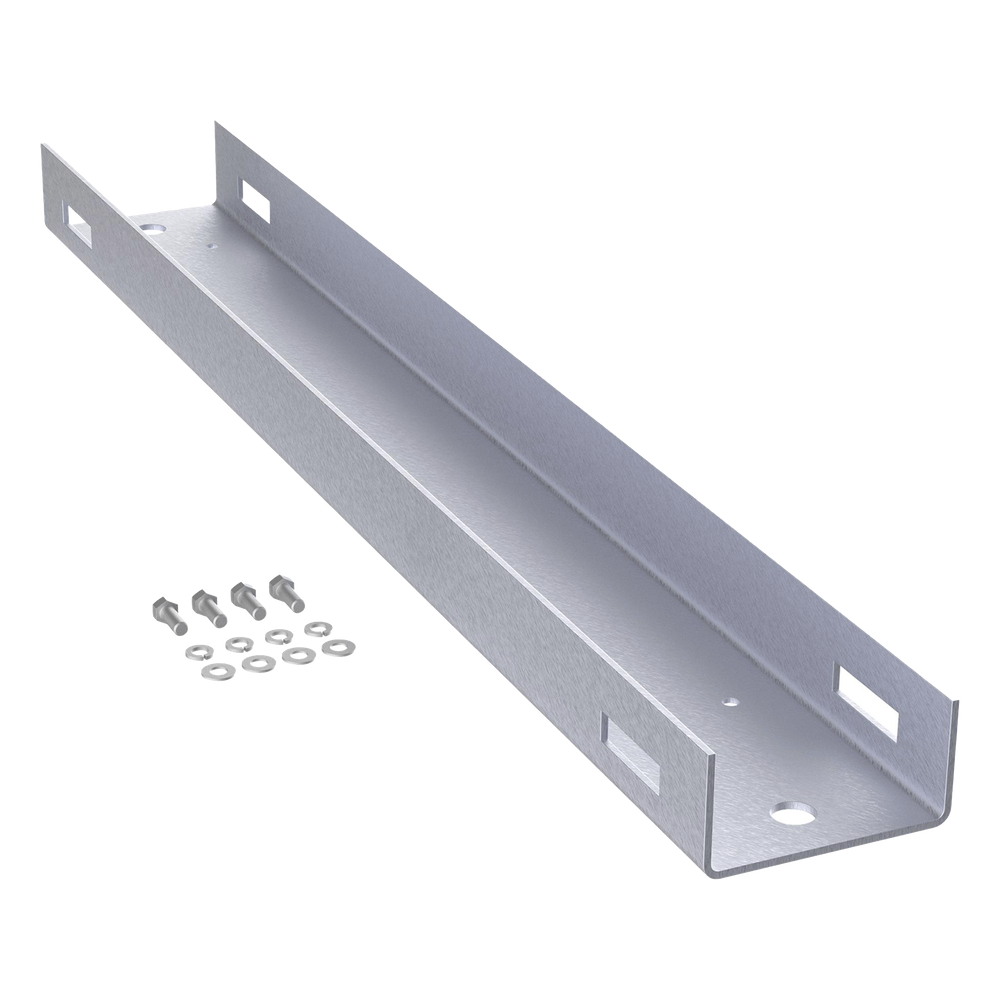 Montaje de Poste Para Gabinetes OSP ComLine de 600 mm de alto (12 UR), De Aluminio, Color Negro