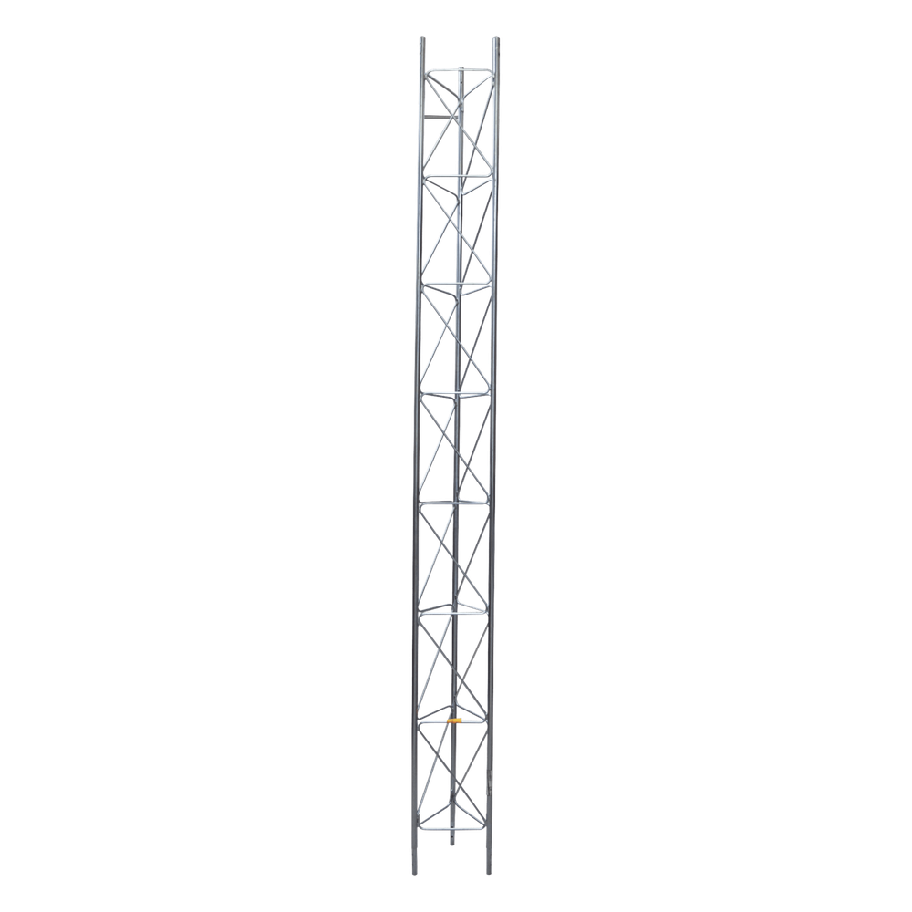 Tramo de Torre Arriostrada de 3m x 30cm, Galvanizado por Electrólisis, Hasta 30 m de Elevación. Zonas Secas.
