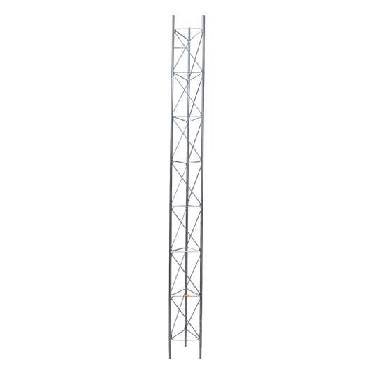Tramo de Torre Arriostrada de 3m x 30cm, Galvanizado por Electrólisis, Hasta 30 m de Elevación. Zonas Secas.