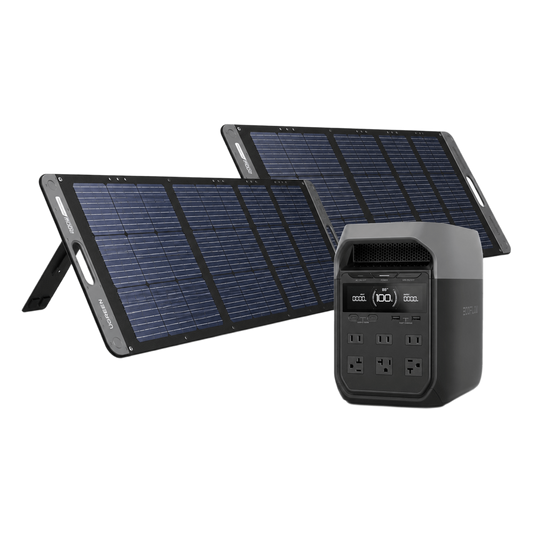 KIT DE ENERGÍA PORTÁTIL ECOFLOW E980 Y PANEL SOLAR 200W