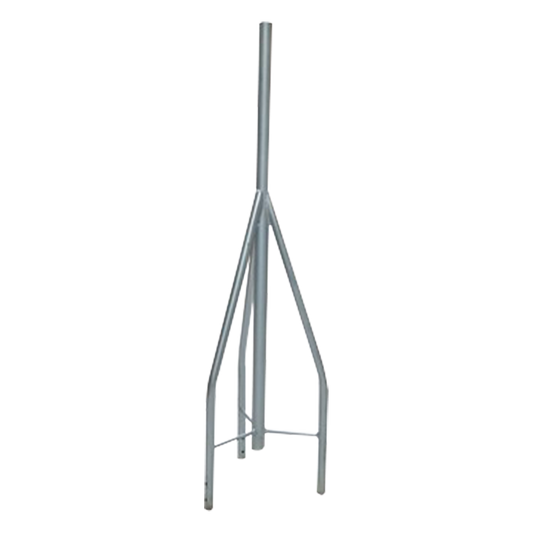 Tramo de Remate / Copete, tubo industrial 1 1/4" con tubo central 2 3/8" (Ced. 40), galvanizado por inmersión en caliente.