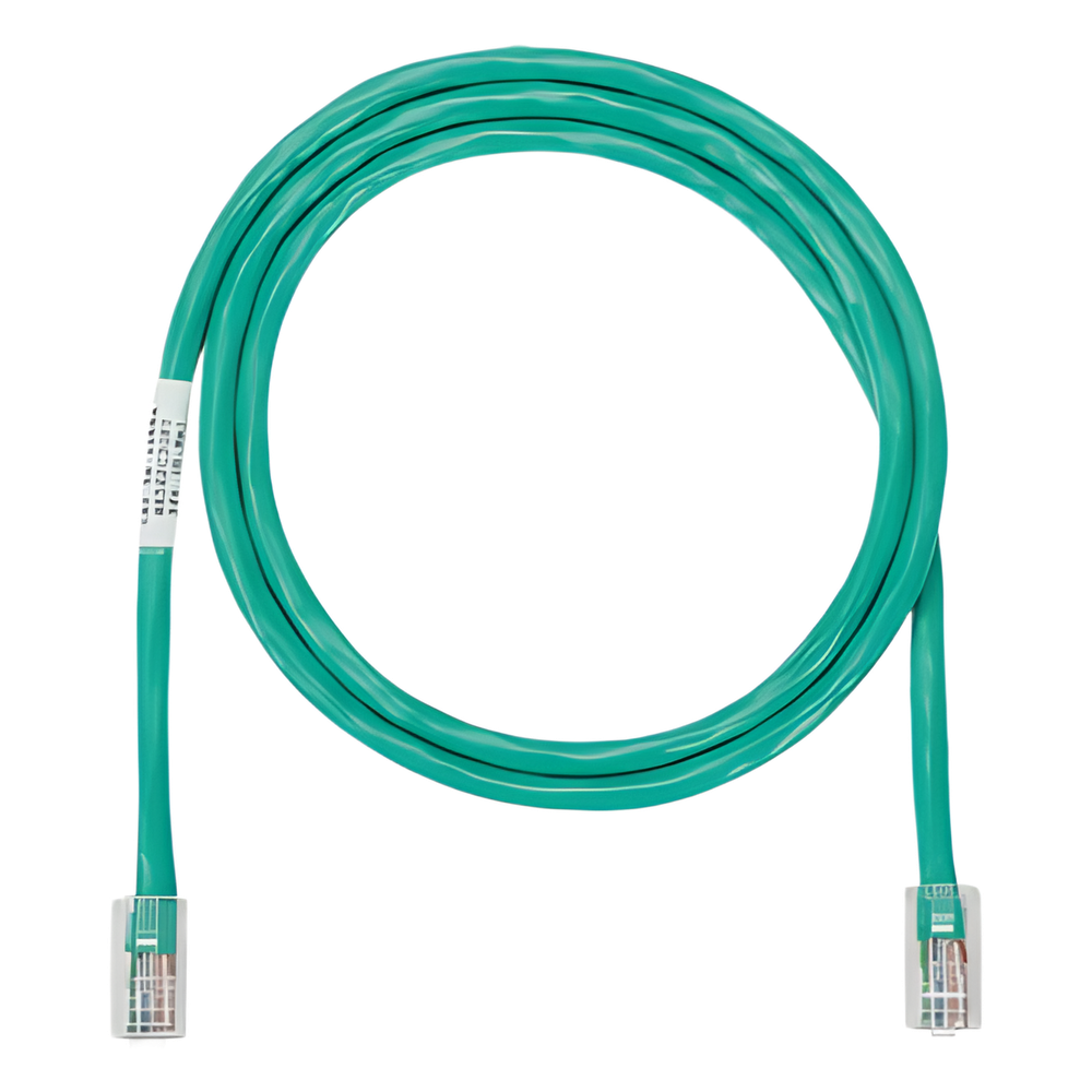 Cable de Parcheo UTP Categoría 5e, con Plug Modular en Cada Extremo - 1.5 Metros (4.92 Pies) - Verde