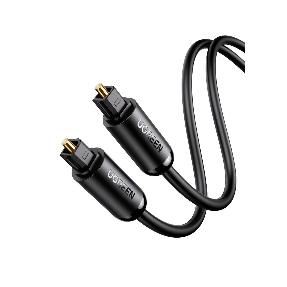 Cable Óptico Toslink (S/PDIF) de Alta Calidad para Audio Digital / 3 Metros (9.84 Pies) / Tapa de Protección / Dolby 7.1 Canales / Diseño Durable / Plug & Play / Color Negro